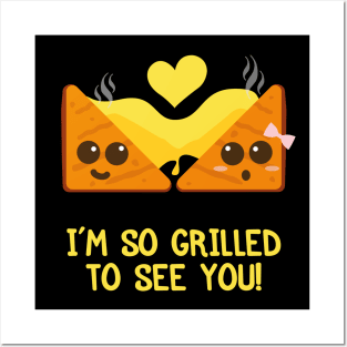 Romantic Grilled Cheese | Valentine Gift | Gift Ideas Posters and Art